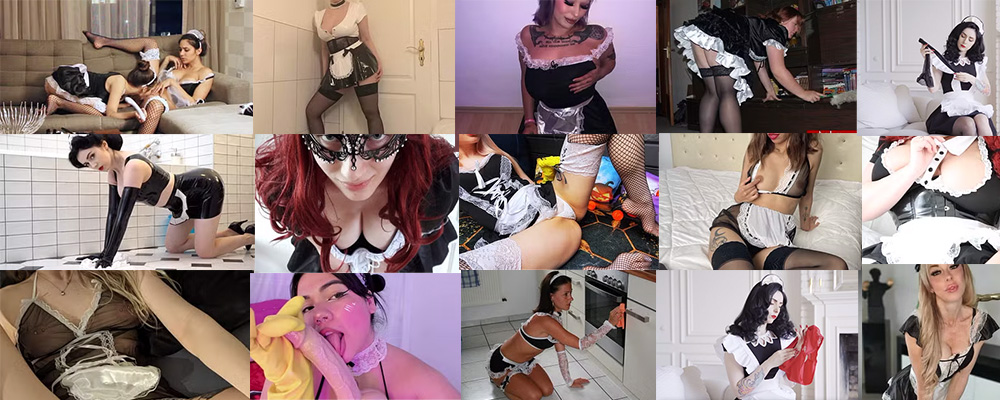 French Maid Fetisch heisse Dienstmädchen Sex